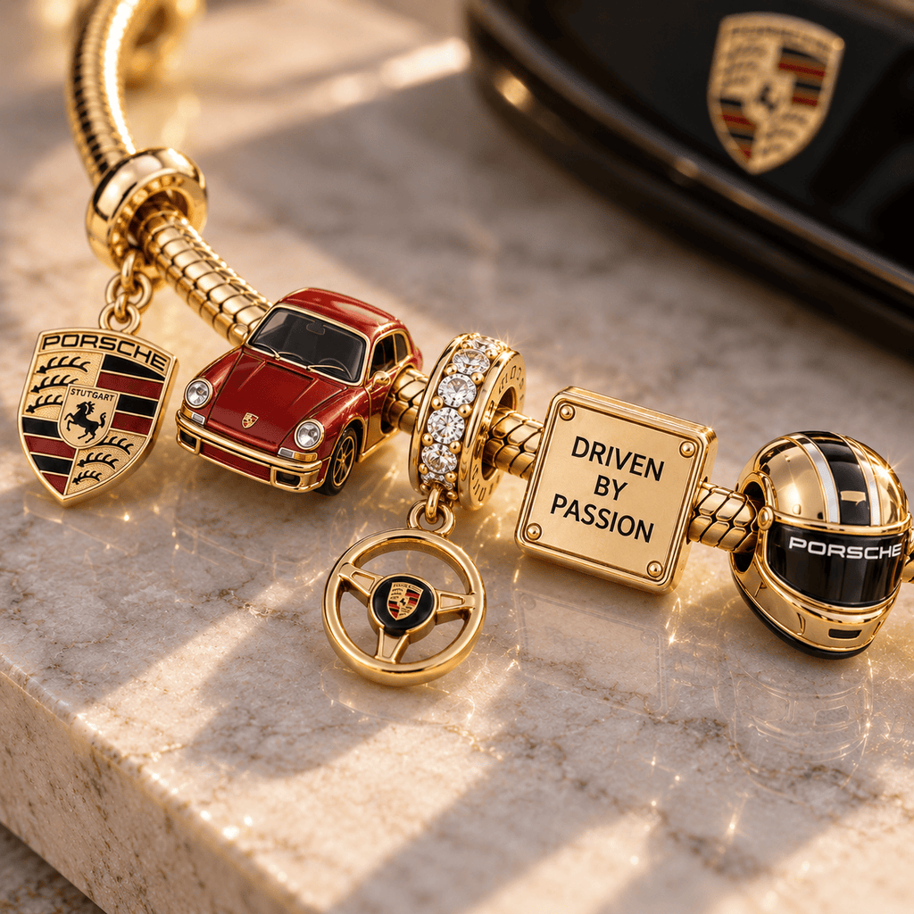 PSC Gold Charm Bracelet Set PTT