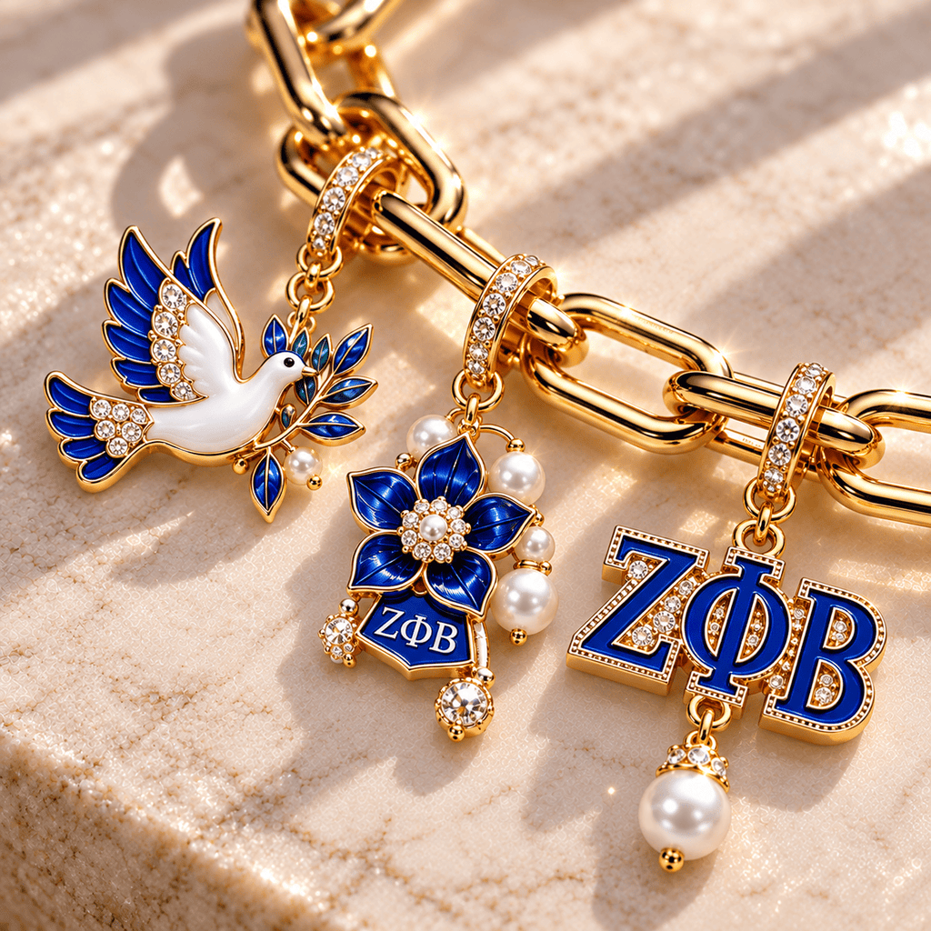 ZPT Gold Charm Bracelet Set BMD