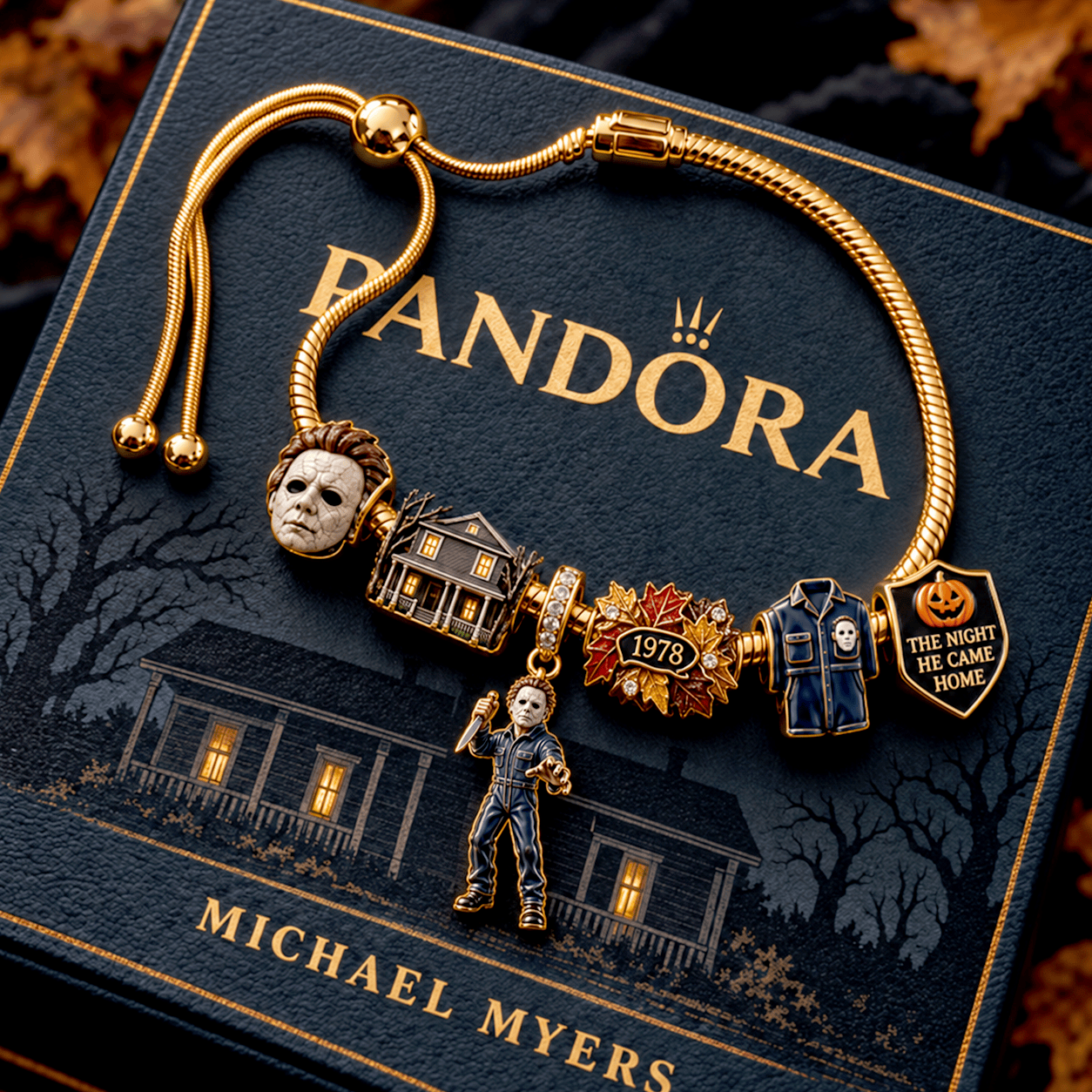 MCM Silver Charm Bracelet Set NTVA