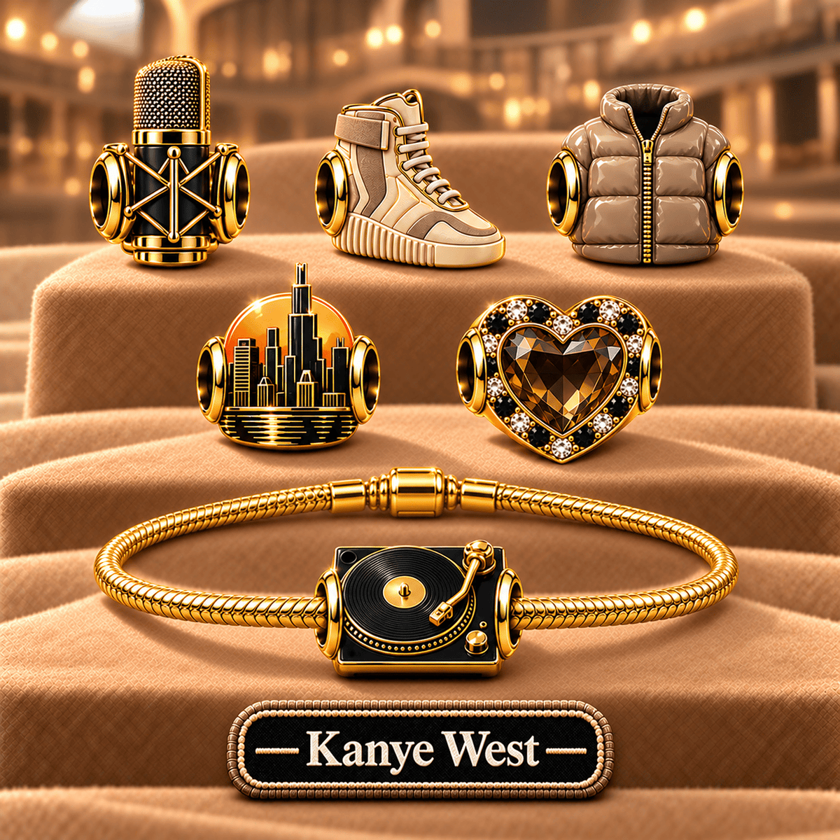 KNW Gold Charm Set PNPA